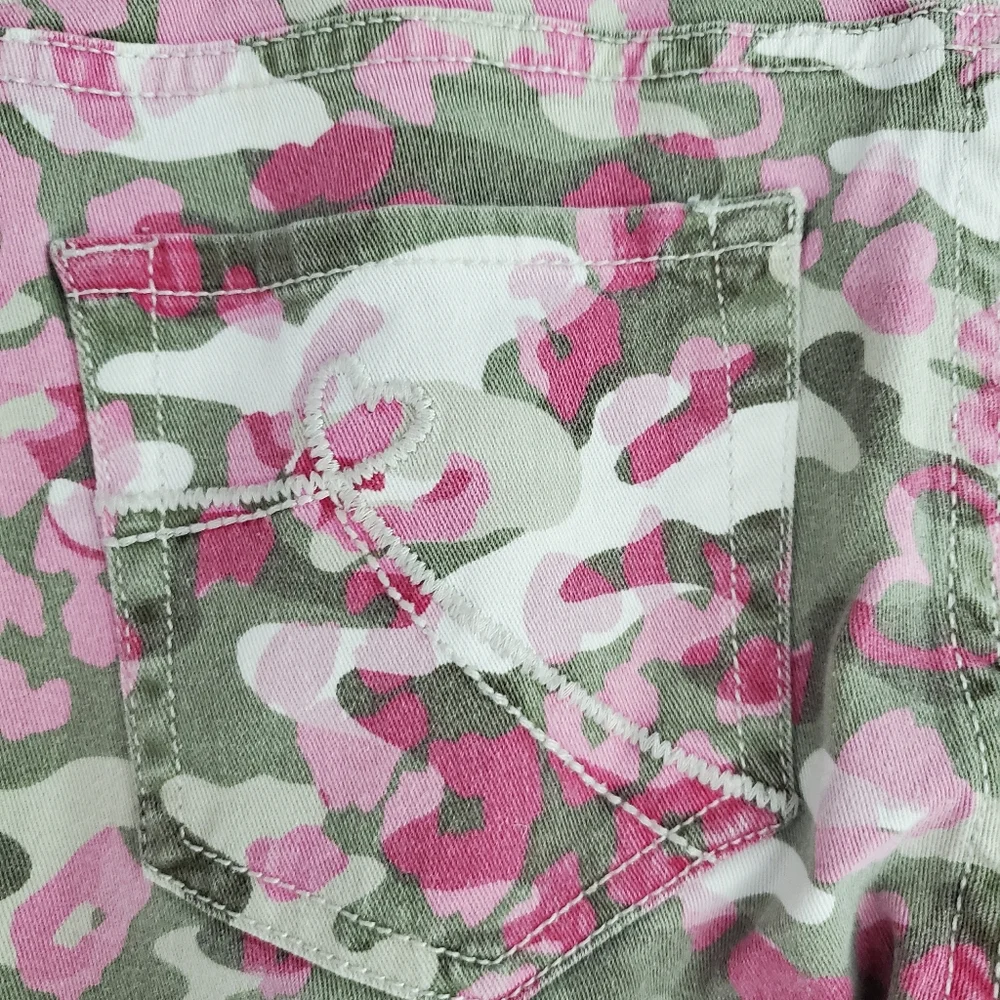 Girls 12 Jeggings Pink Camo Hearts Stretch Pants by‎ Children's Place
